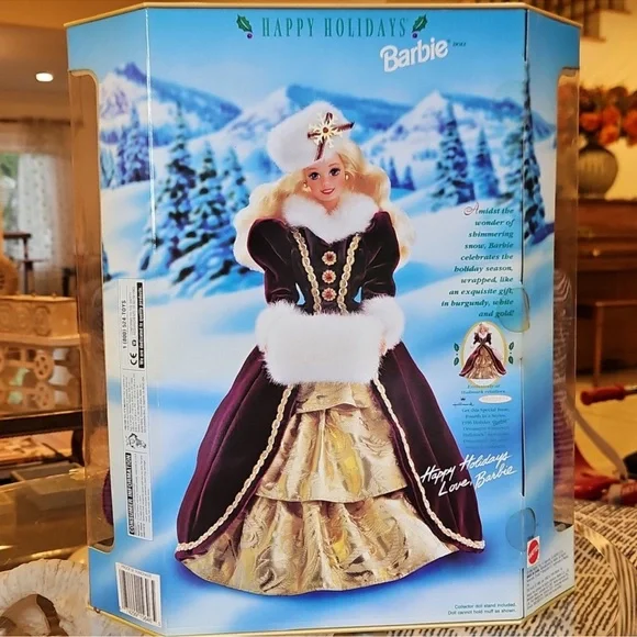 RARE Mattel 15646 Barbie Happy Holidays 1996 Collectors Special Edition NEWinBOX - Picture 8 of 11